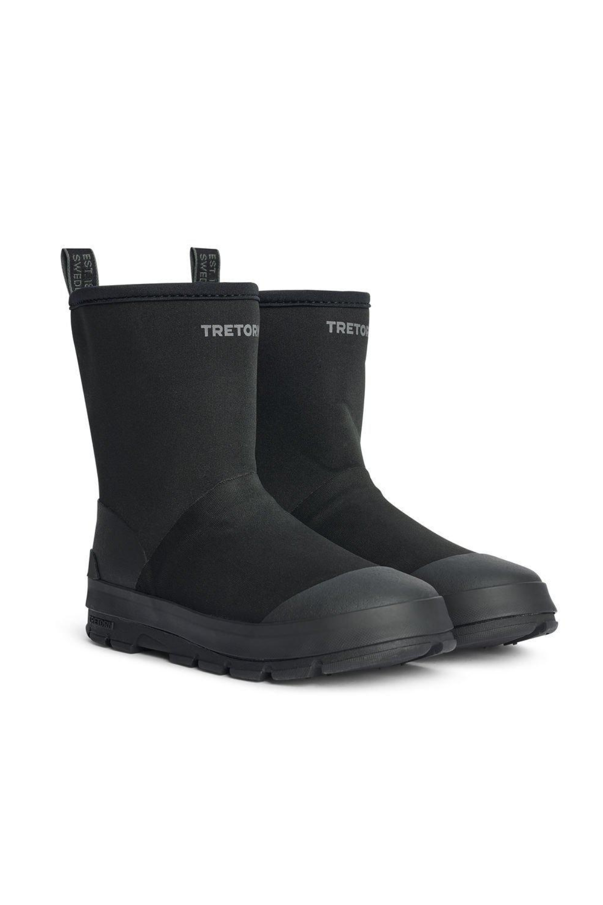 "Mimas Hybrid" wasserdichter, gefütterter Stiefel | Jet Black