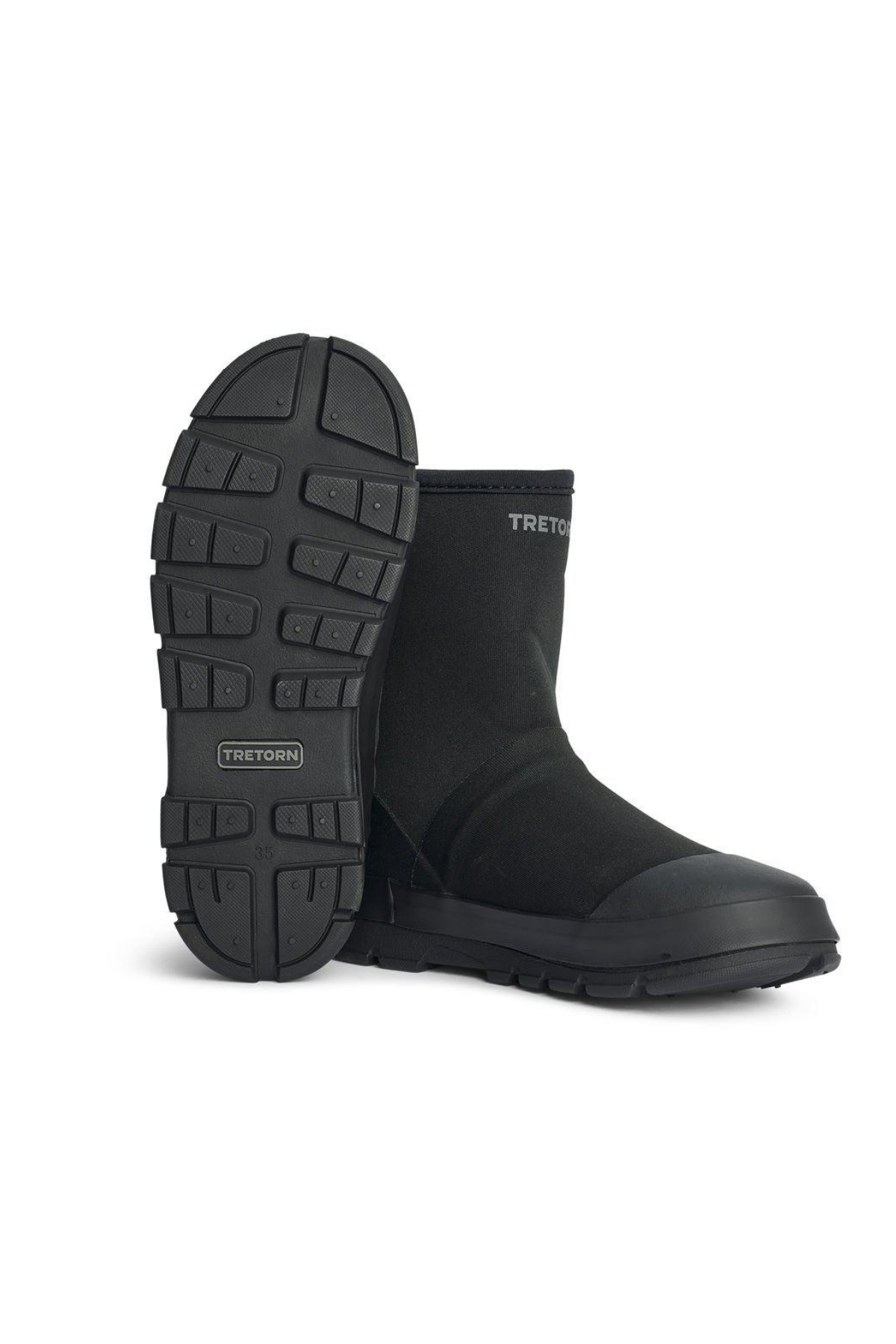 "Mimas Hybrid" wasserdichter, gefütterter Stiefel | Jet Black