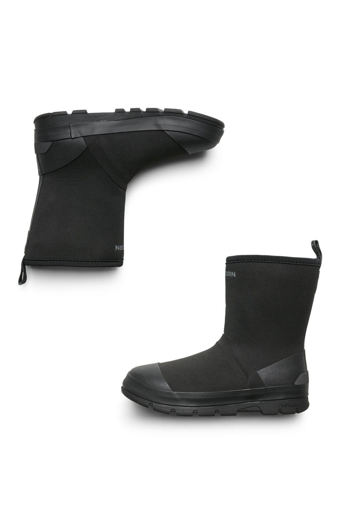 "Mimas Hybrid" wasserdichter, gefütterter Stiefel | Jet Black