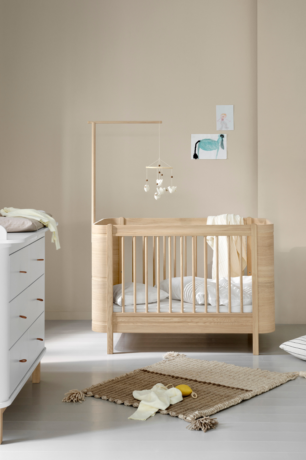 Mini+ Babybett inkl. Umbauset Juniorbett | verschiedene Farben
