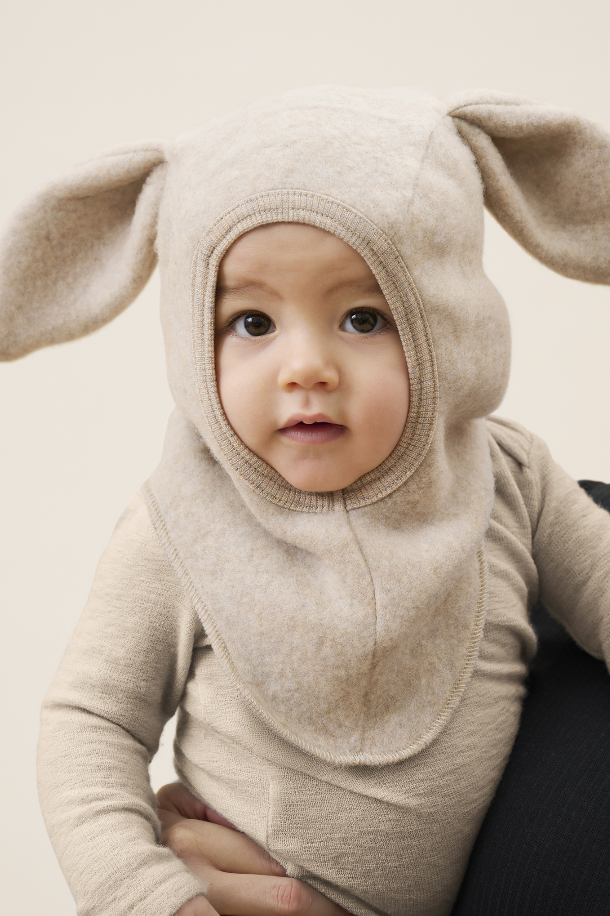 Wollfleece Balaclava mit Hasenohren aus 100% Merinowolle | verschiedene Farben