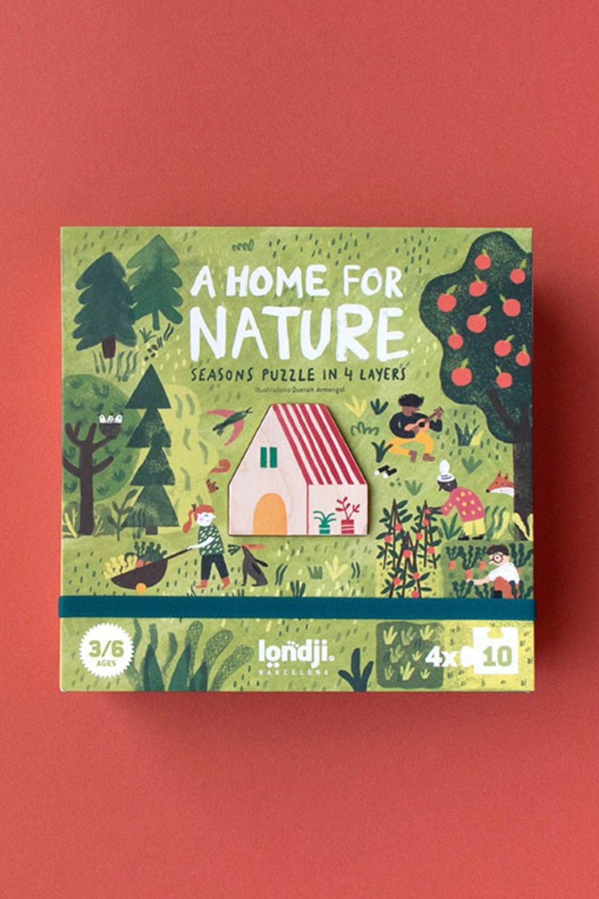 Puzzle | A home for nature | 4 x 10 Teile