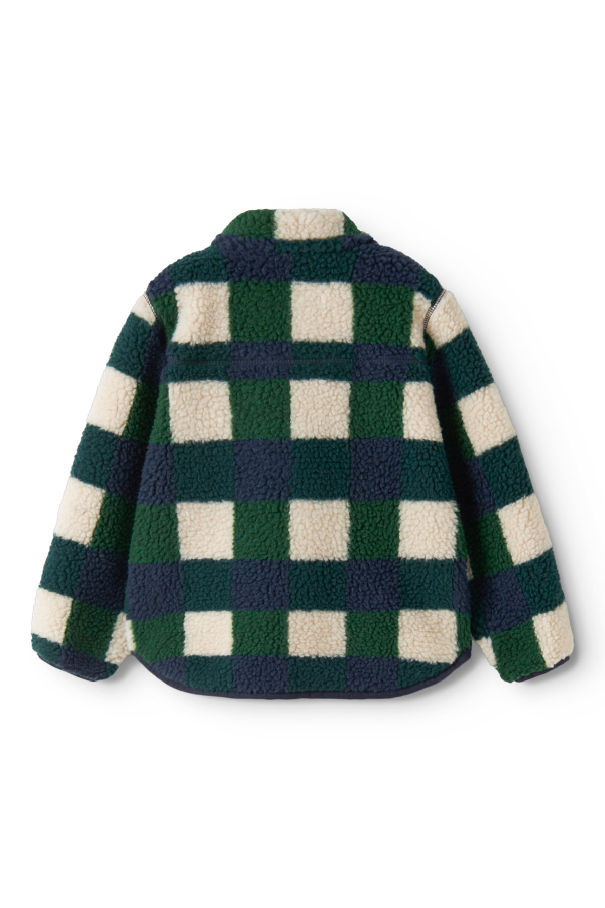 Fleecejacke "Nolan" | Mega Check / Bright Garden