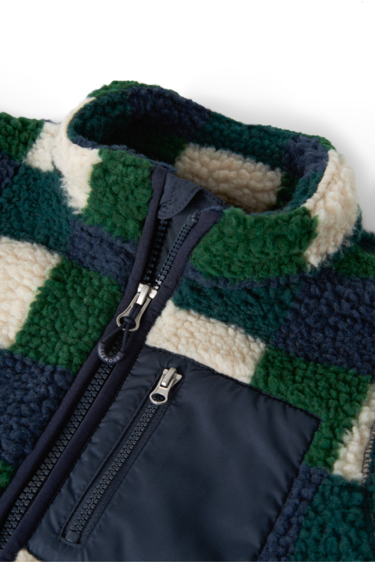 Fleecejacke "Nolan" | Mega Check / Bright Garden