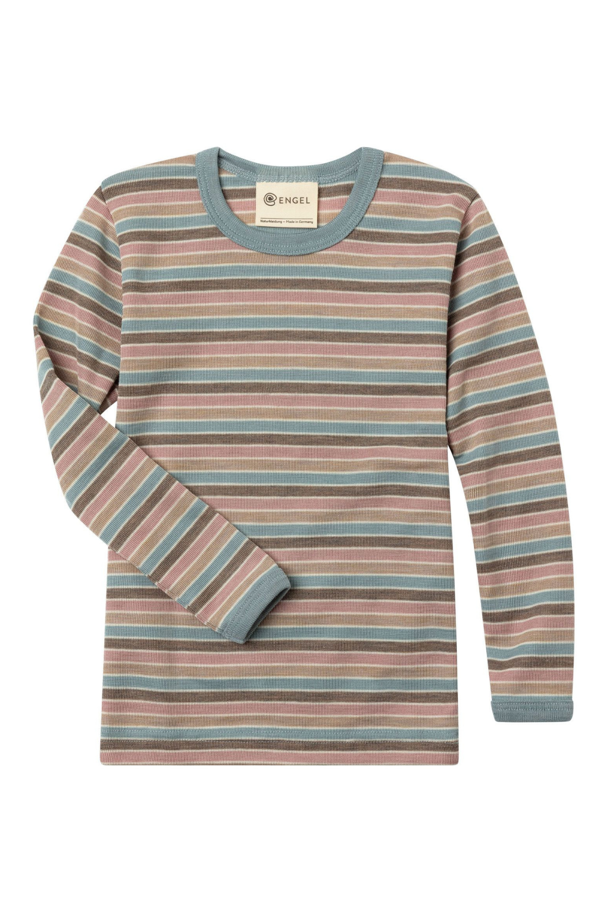 Langarmshirt aus Wolle/Seide | Pastellcolour