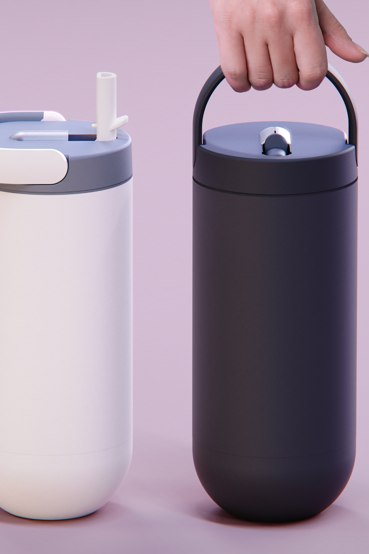 Trinkflasche "Orbit" | Pastel Pink/Orange
