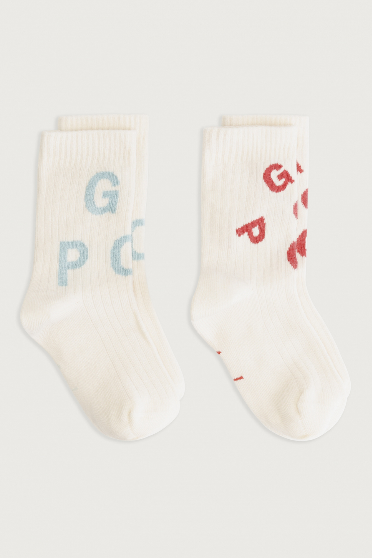 POP Rippsocken 2er-Set | Cherry - Sky