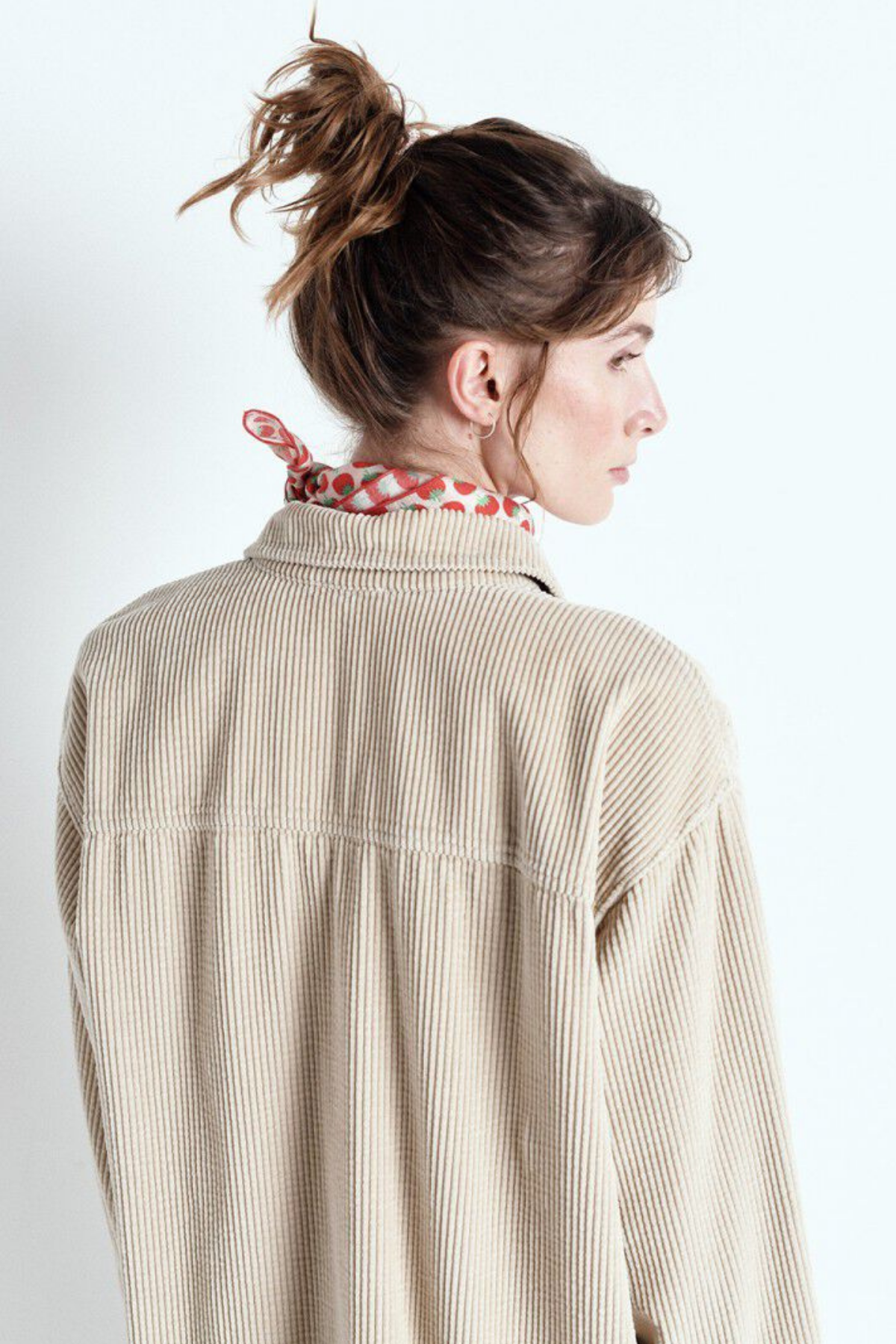 Cordhemd „Padow“ für Erwachsene | Mastic