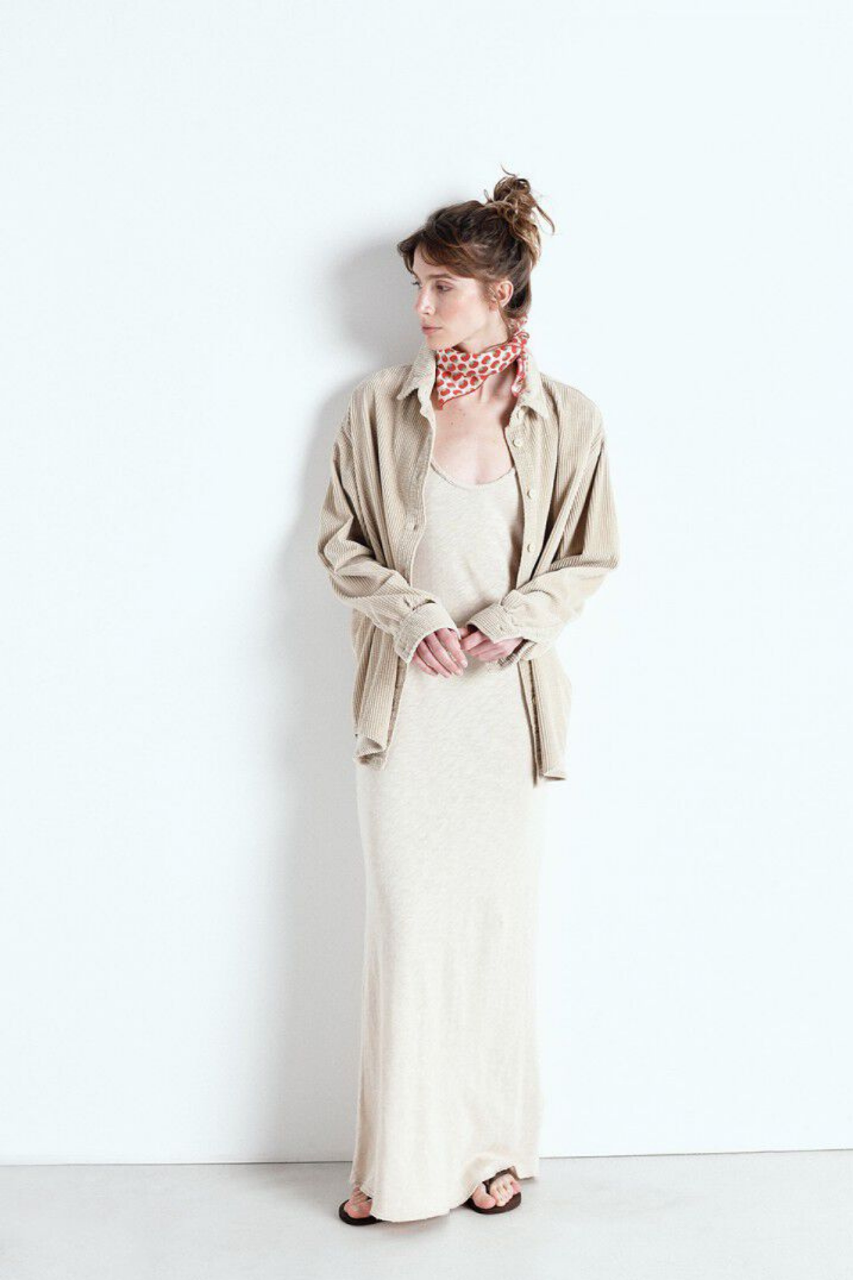 Cordhemd „Padow“ für Erwachsene | Mastic