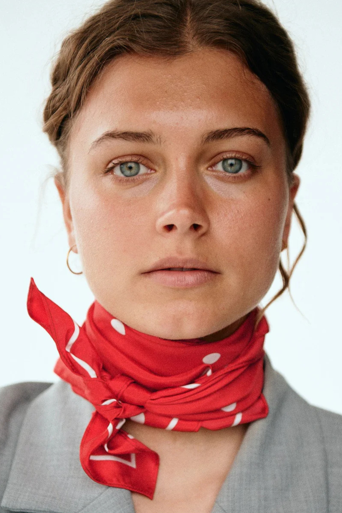 Halstuch aus Seide "Paloma" | Tomato