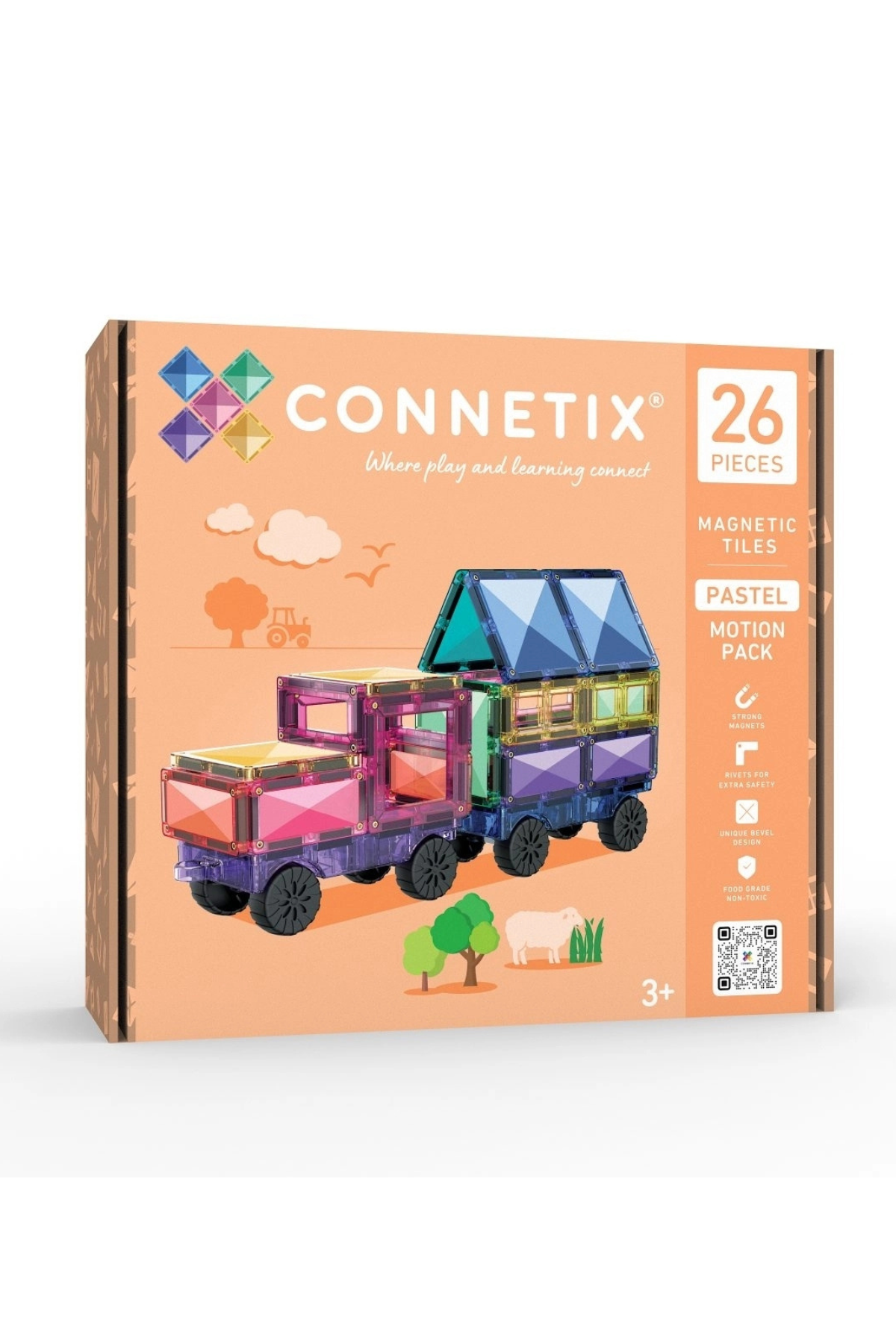 Magnetbausteine "Pastel Motion Pack" 26 Teile