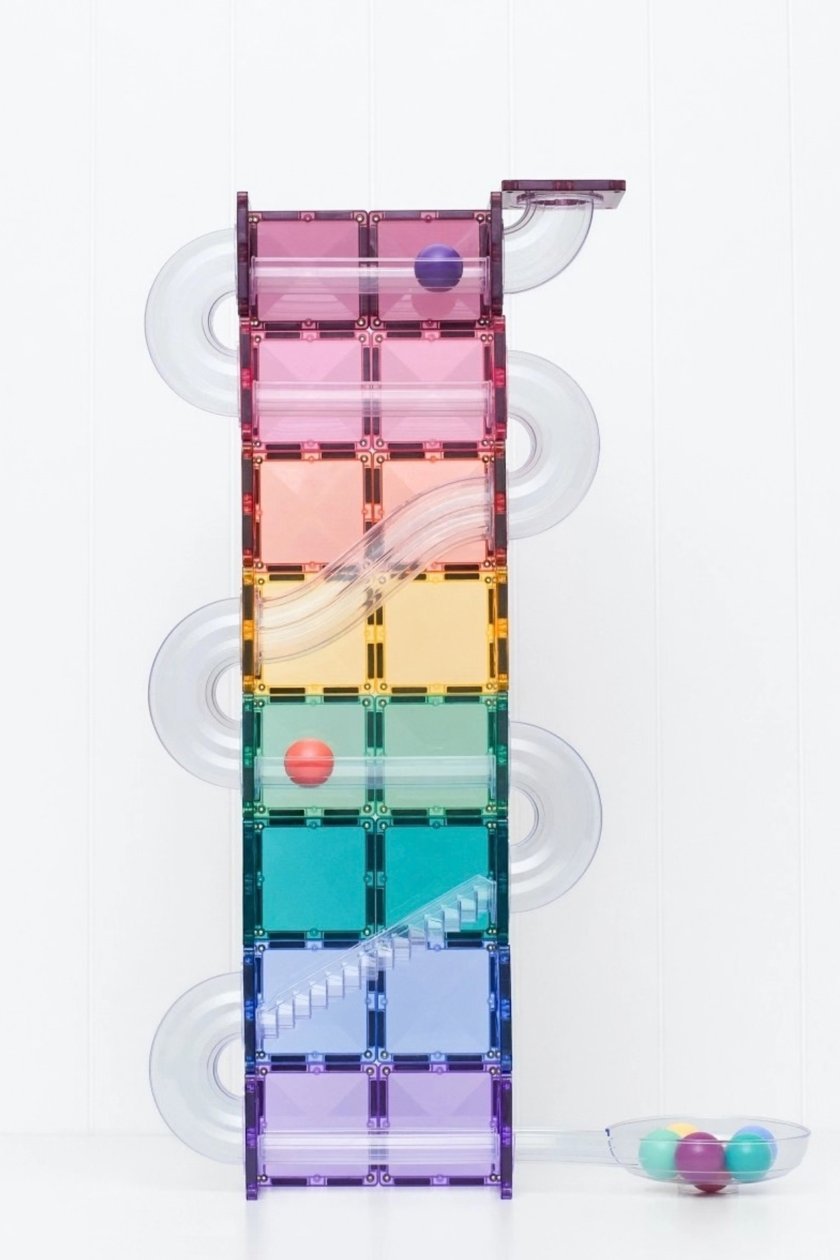 Magnetbausteine "Pastel Ball Run Pack" 114 Teile