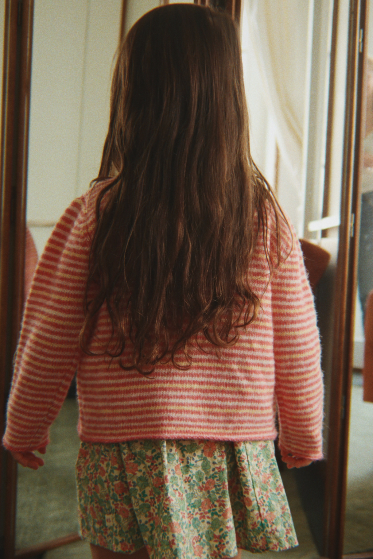 Cardigan "Pipo" aus Alpaka-Mix | MULTI STRIBE