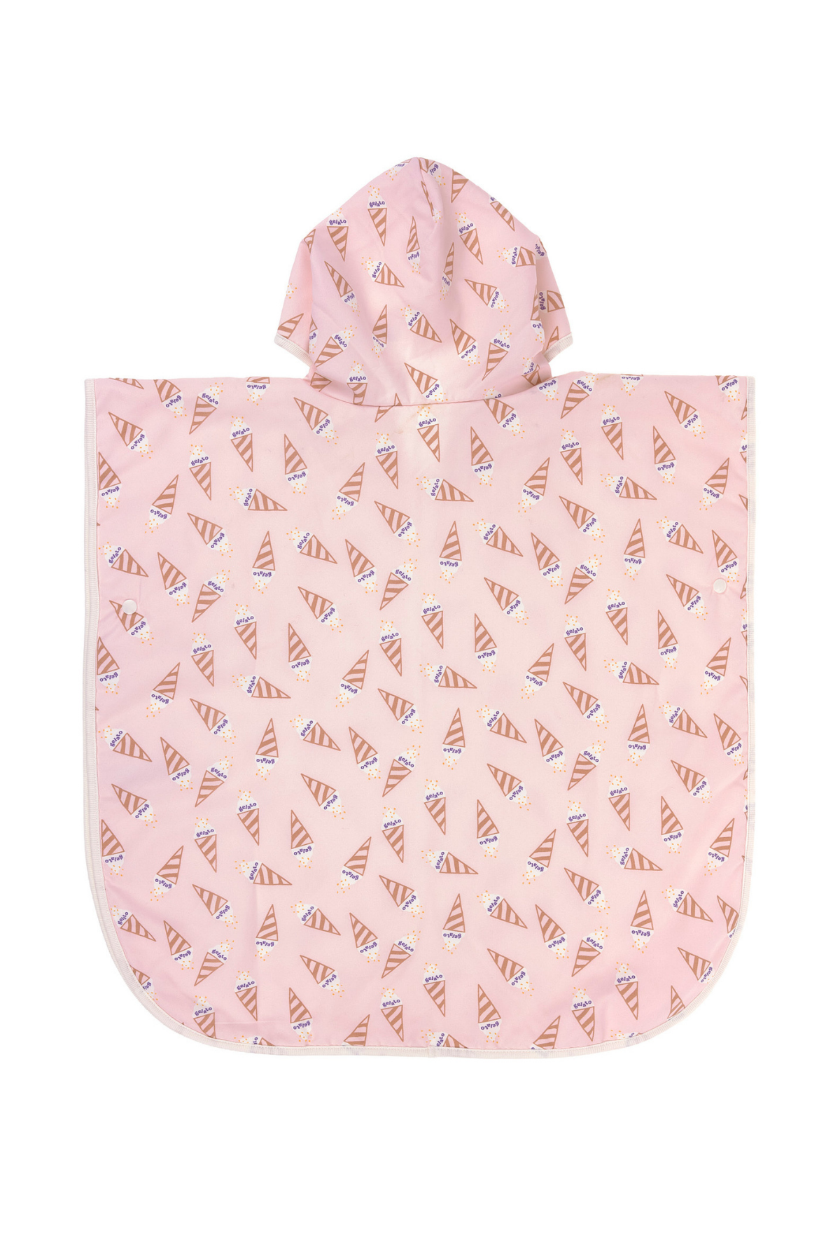Surfponcho "Ice Cream" mit UV-Schutz 80 | Pale Pink