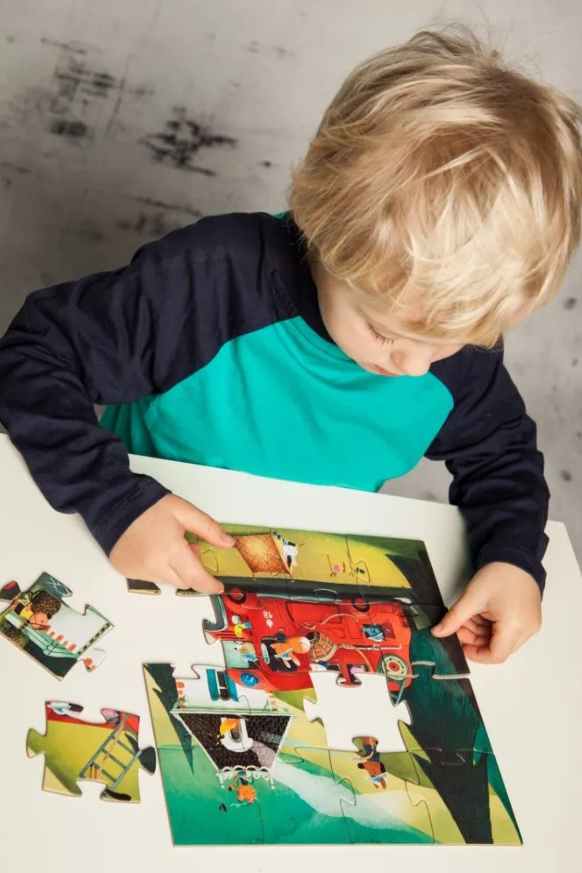 Puzzle "Feuerwehrauto"