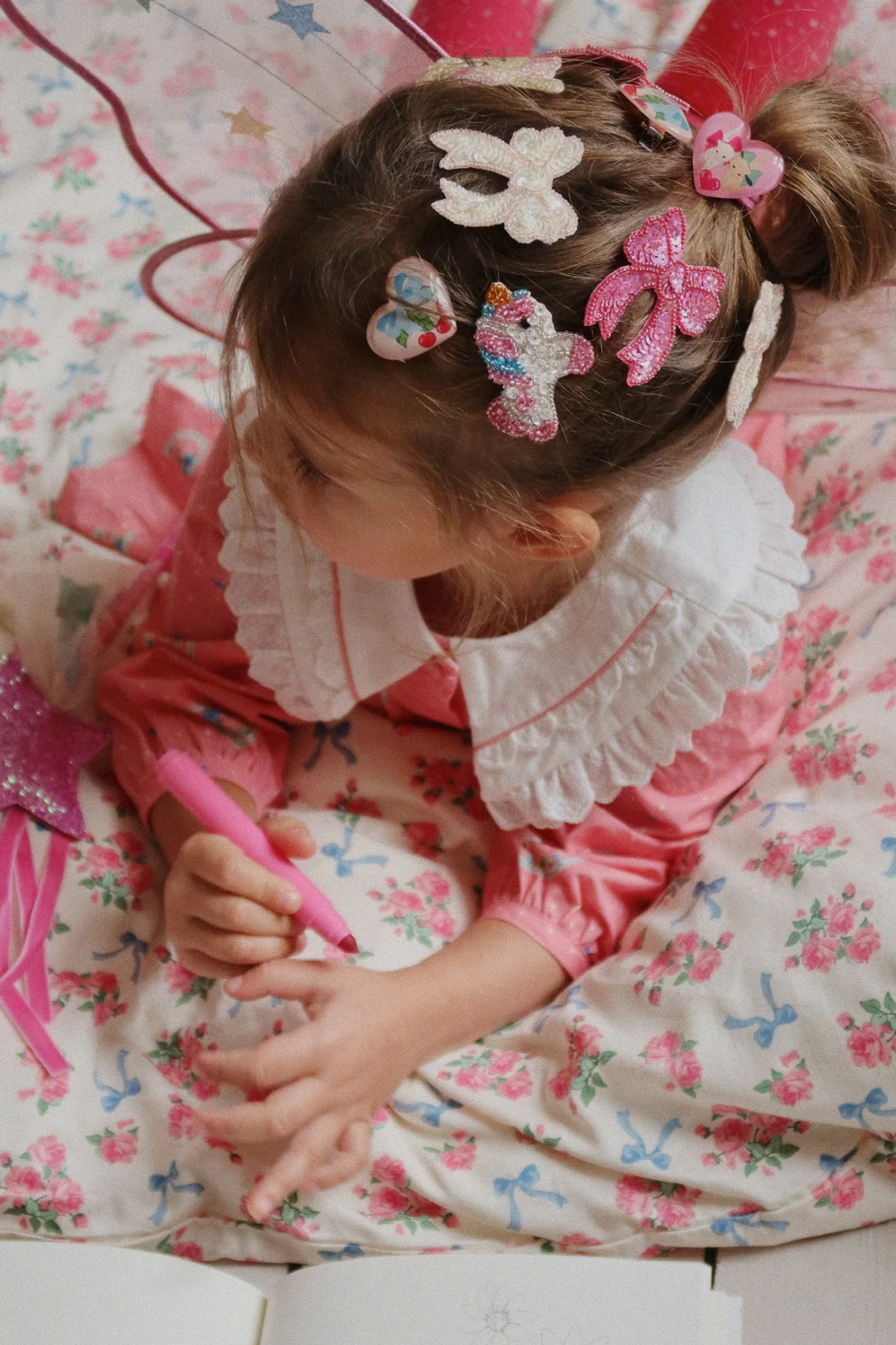2er-Set Schleifen Haarspangen | Rapture Rose