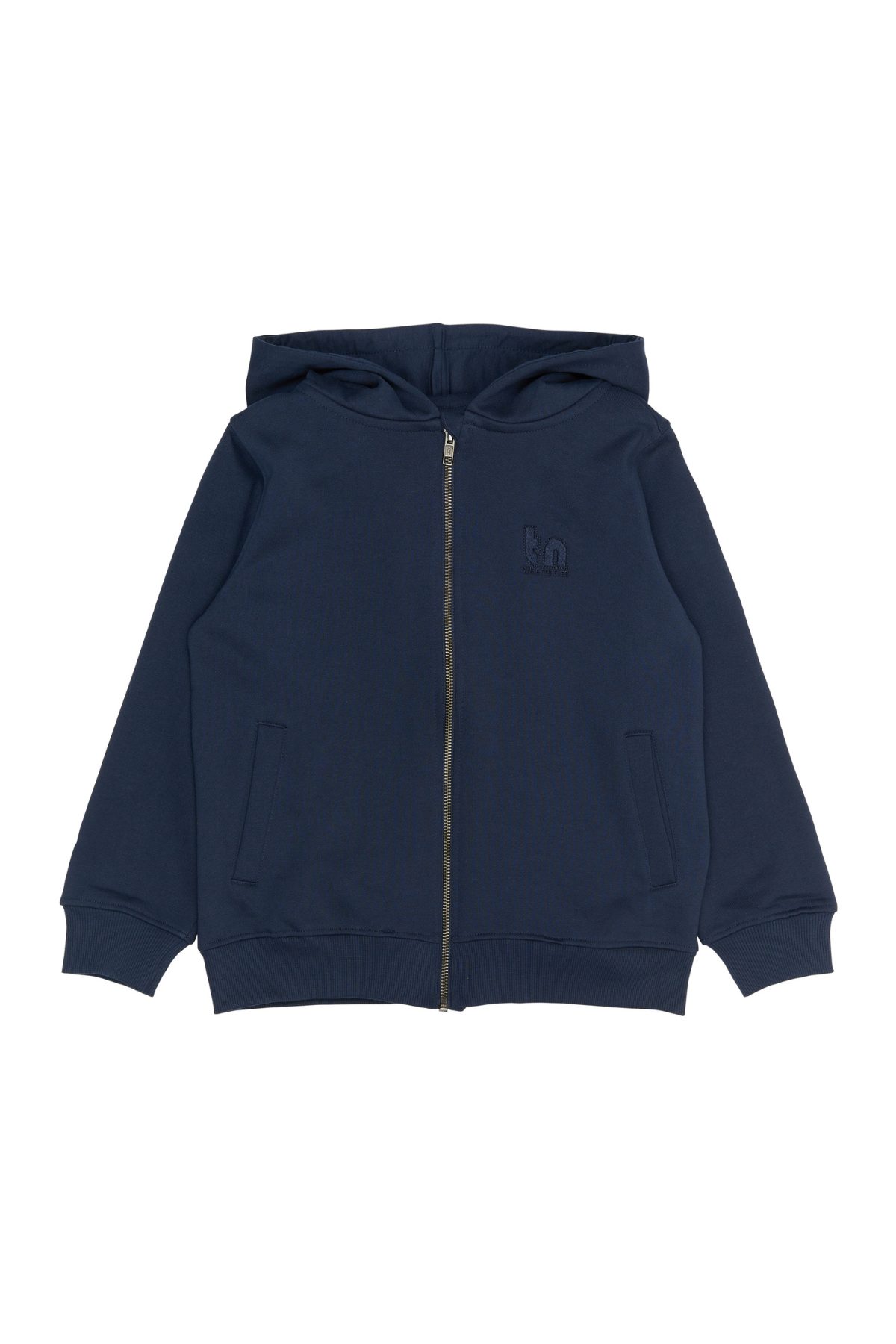 Hoodie "Reza" mit Zipper | Navy Blazer