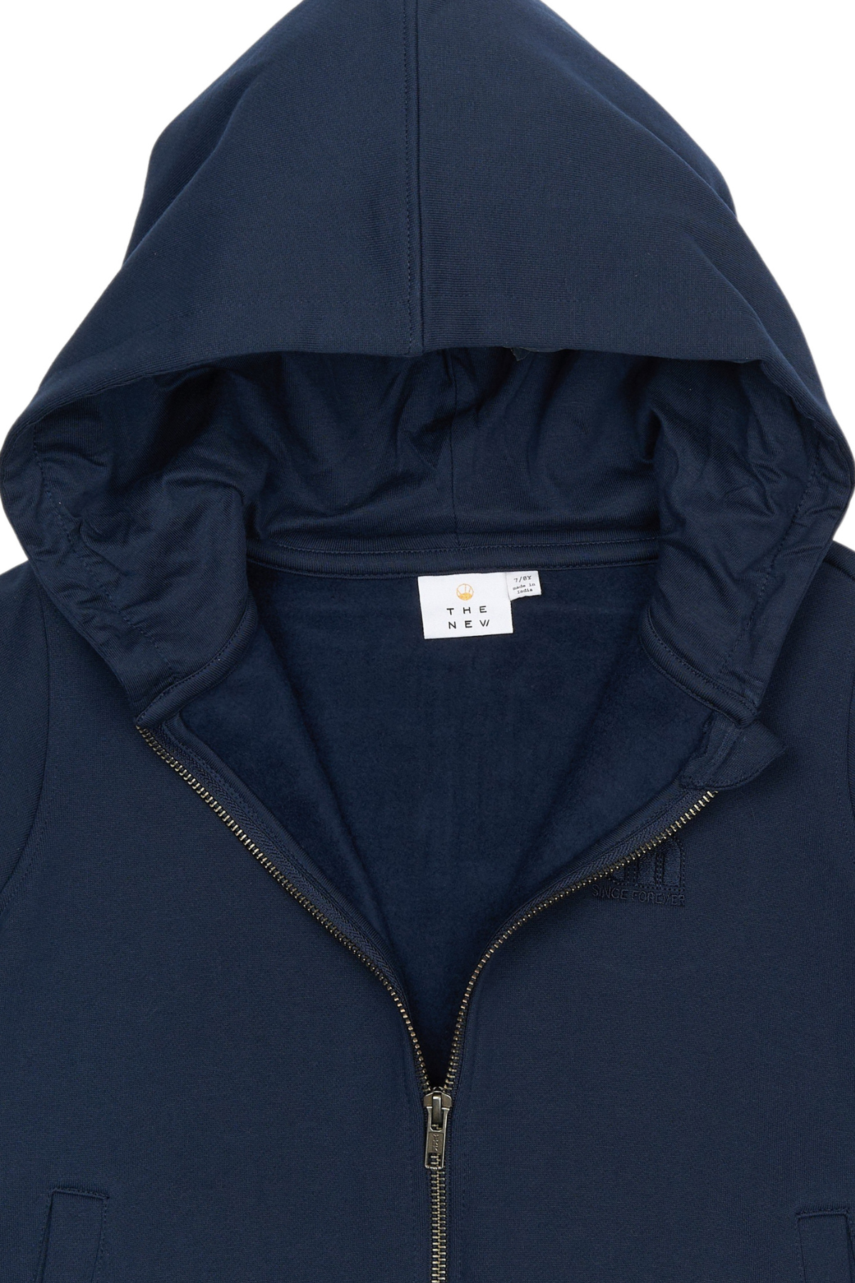 Hoodie "Reza" mit Zipper | Navy Blazer