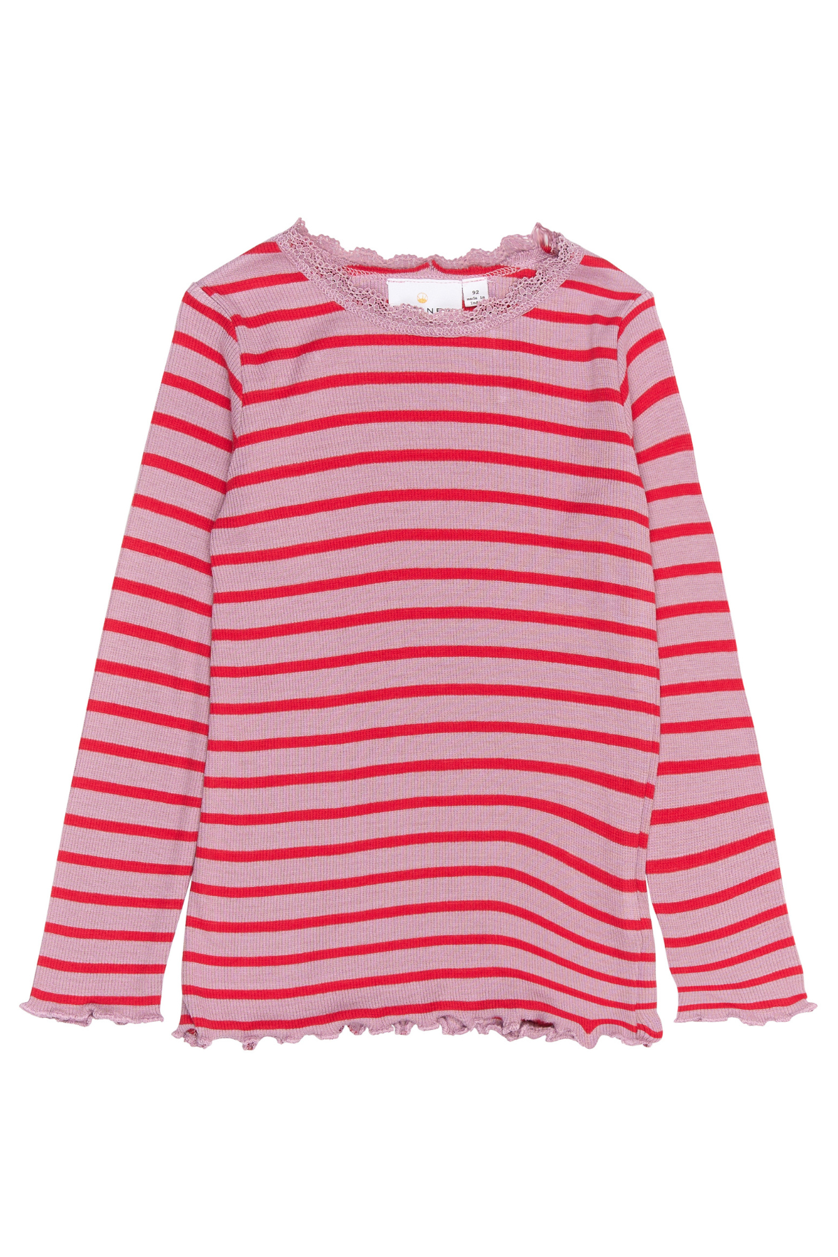 Langarmshirt "Rie" |  Mauve Shadows Striped