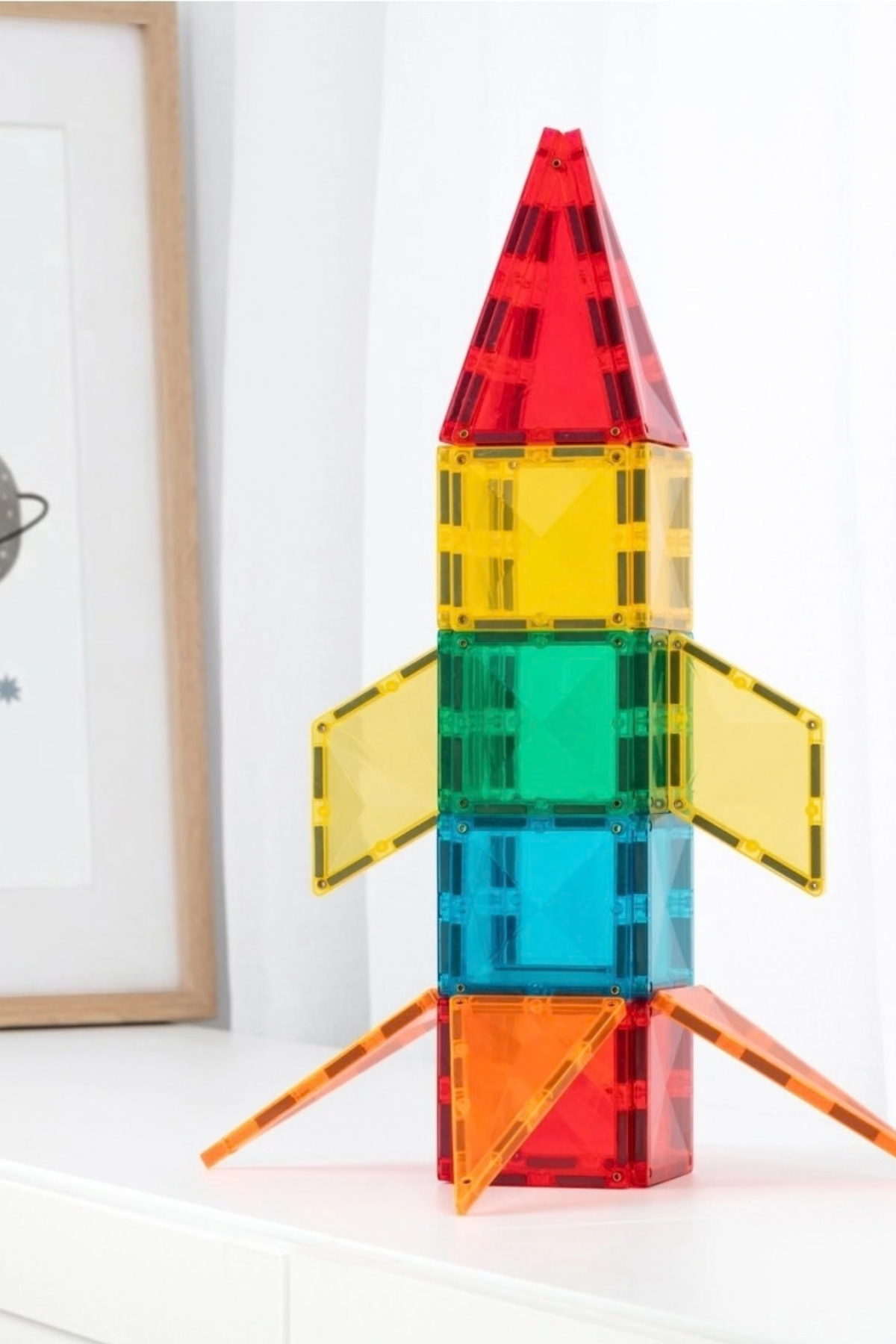 Magnetbausteine "Light Rocket Pack" 30 Teile