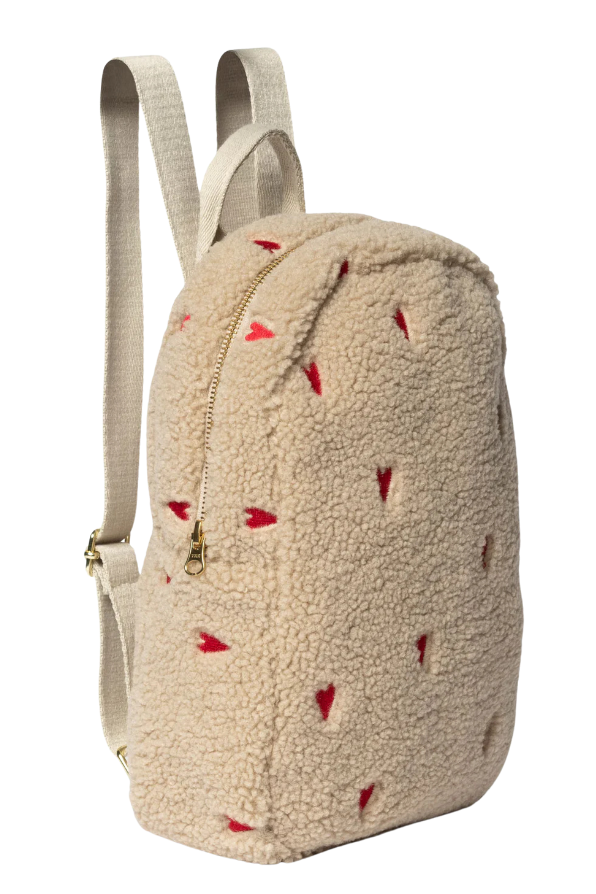 Kinderrucksack | Mini Ecru Teddy Hearts