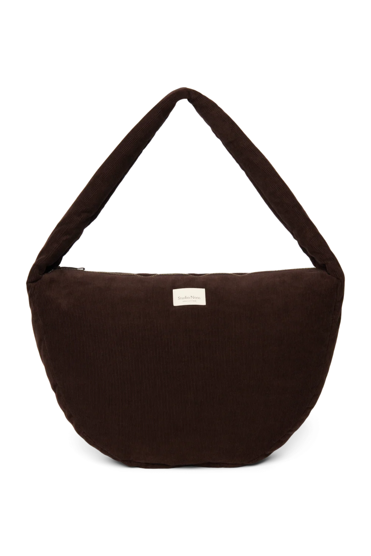 Mom Umhängetasche "Rib Puffy Cross Body Bag" | Dark Brown