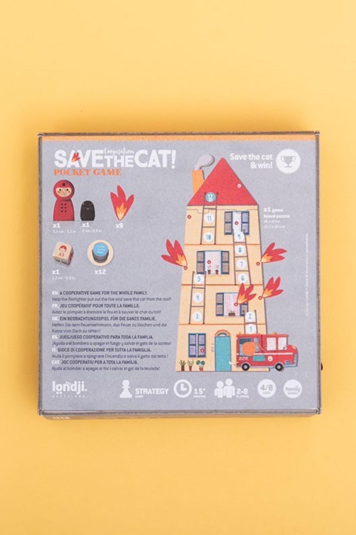 Pocket Spiel "Save The Cat" | ab 4 Jahren