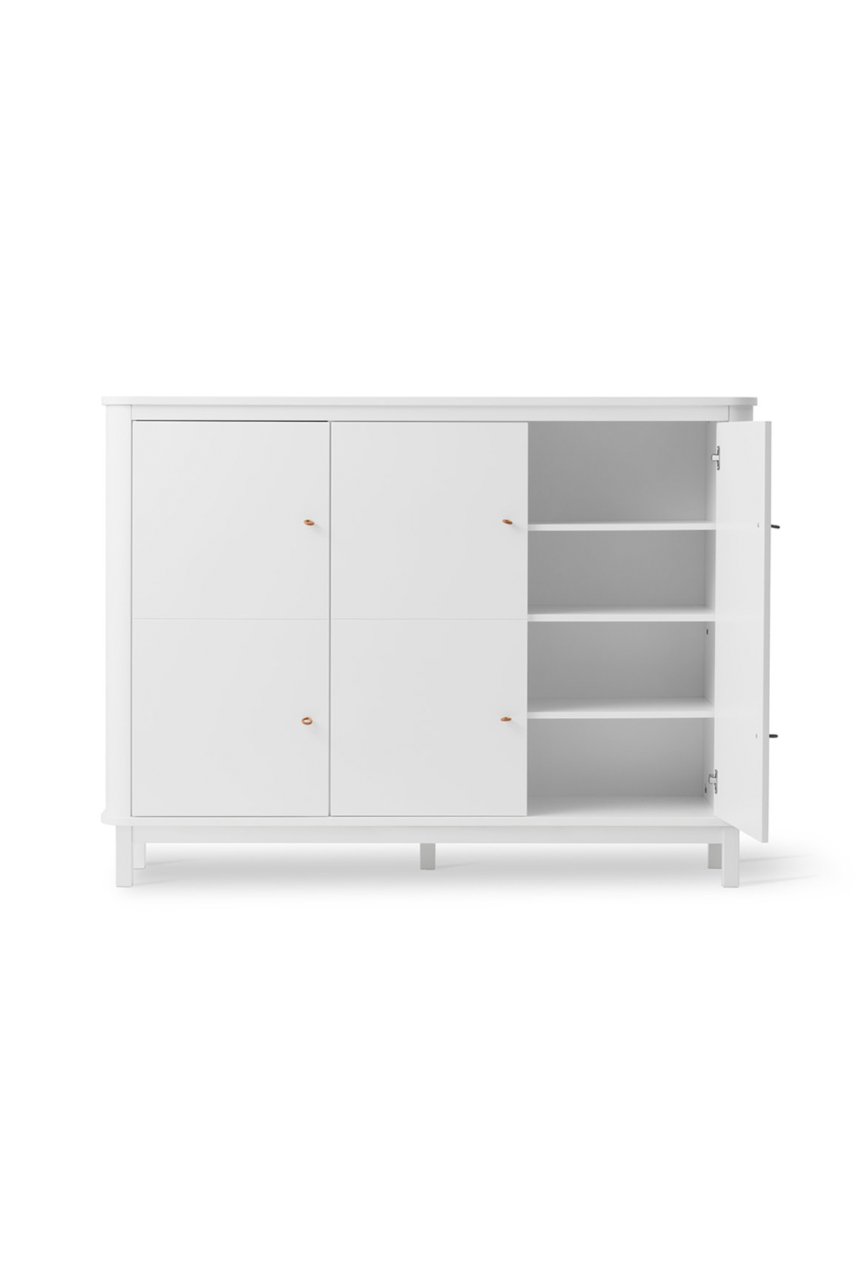 Multi-Schrank "Wood" 3-türig | verschiedene Farben