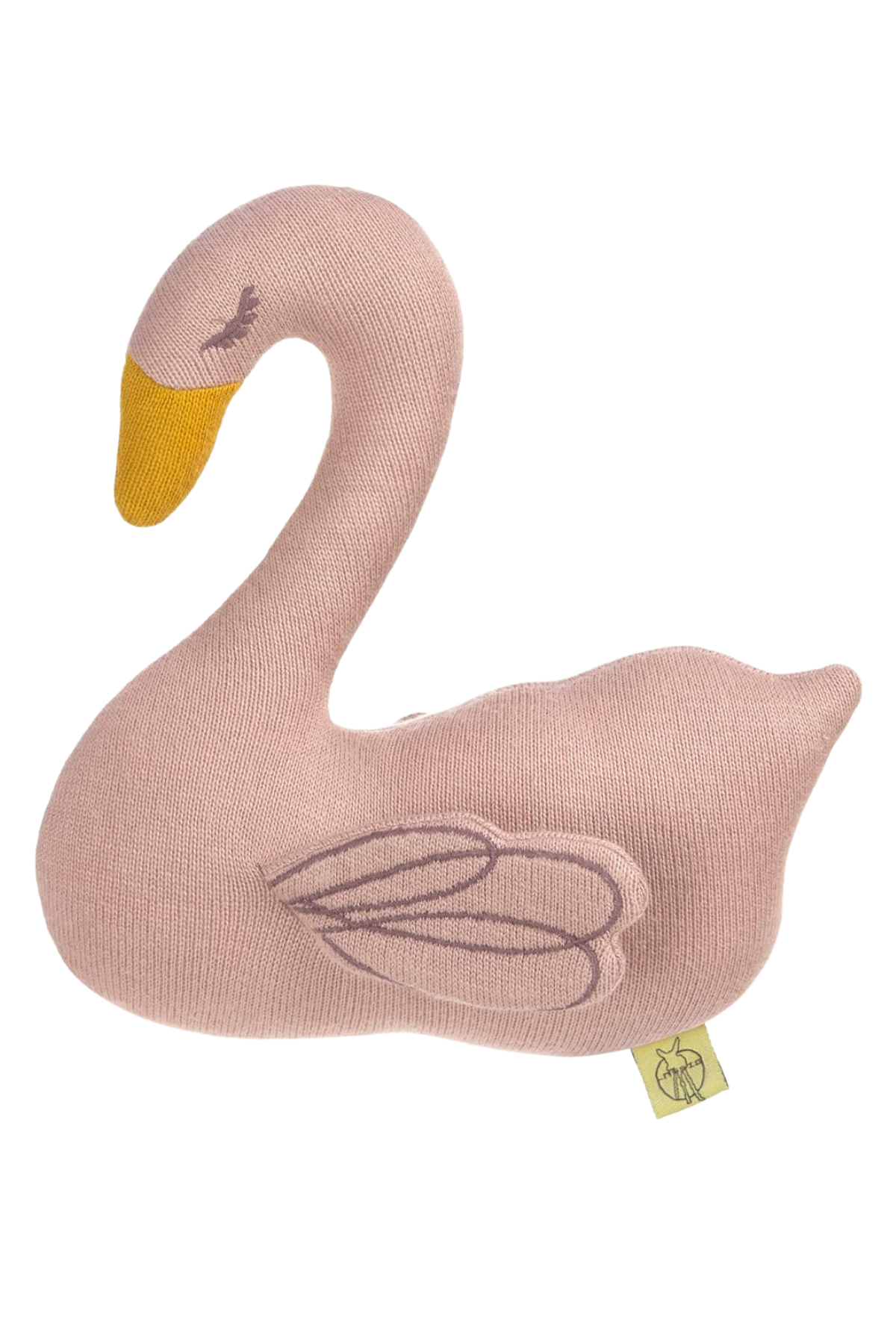 Kuscheltier mit Rassel & Knisterpapier | Little Water Swan