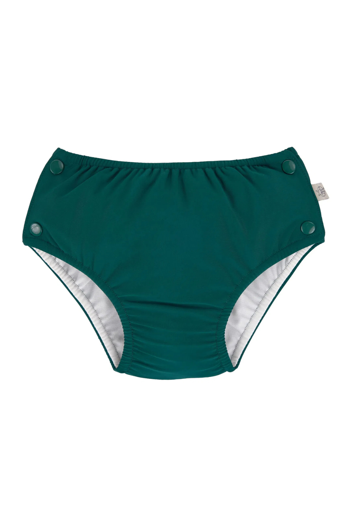 Schwimmwindel mit UV Schutz und Druckknopf | Dunkelgrün