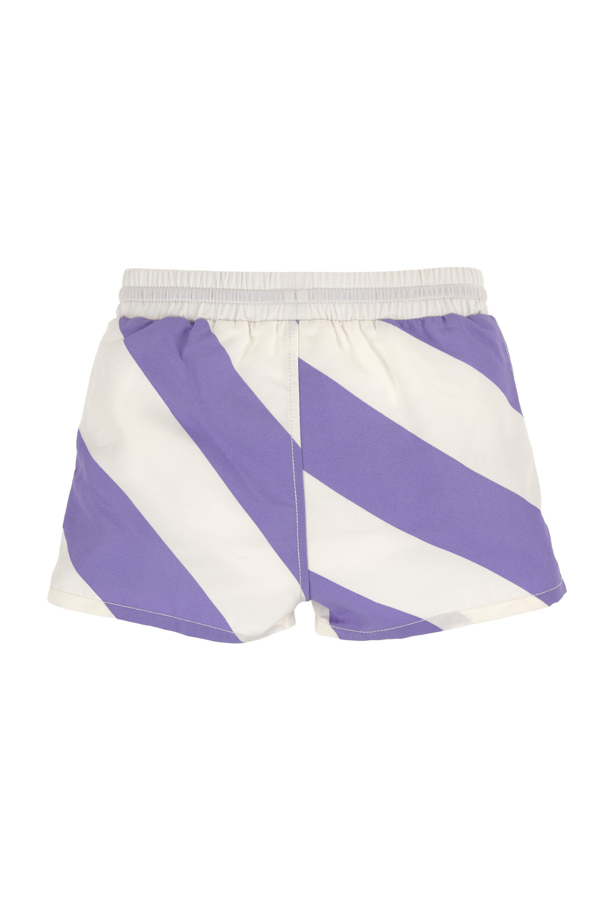 Badeshorts "Stripes" mit UV Schutz und integrierter Windel | Purple/Sea salt
