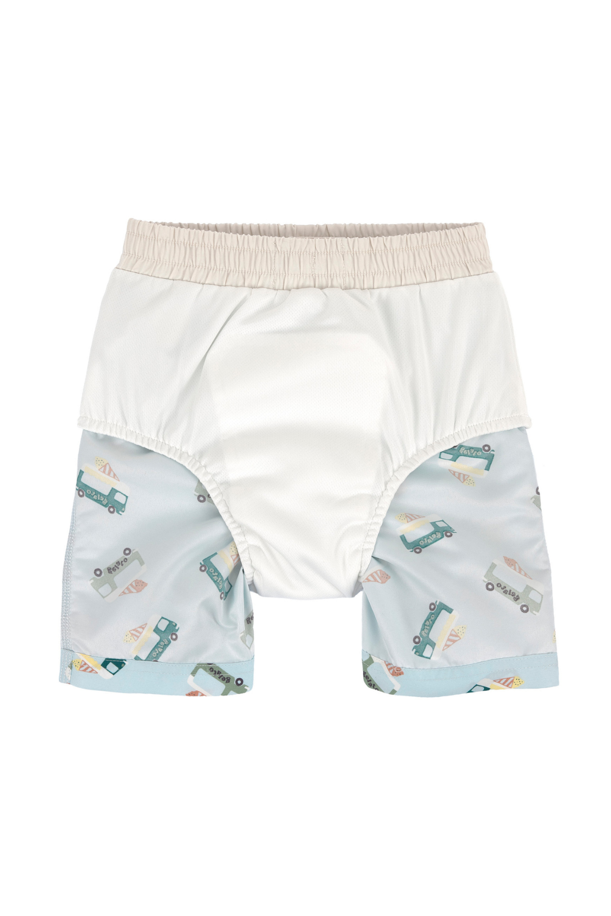 Badeshorts "Ice Cream Truck illusion" mit integrierter Schwimmwindel | mit UV Schutz