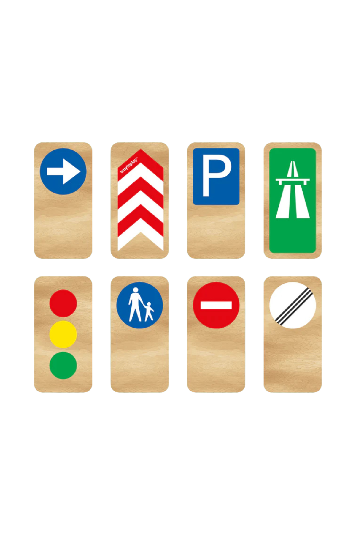 Spielzeugstraße "Roadblocks" | Verkehrsschilder
