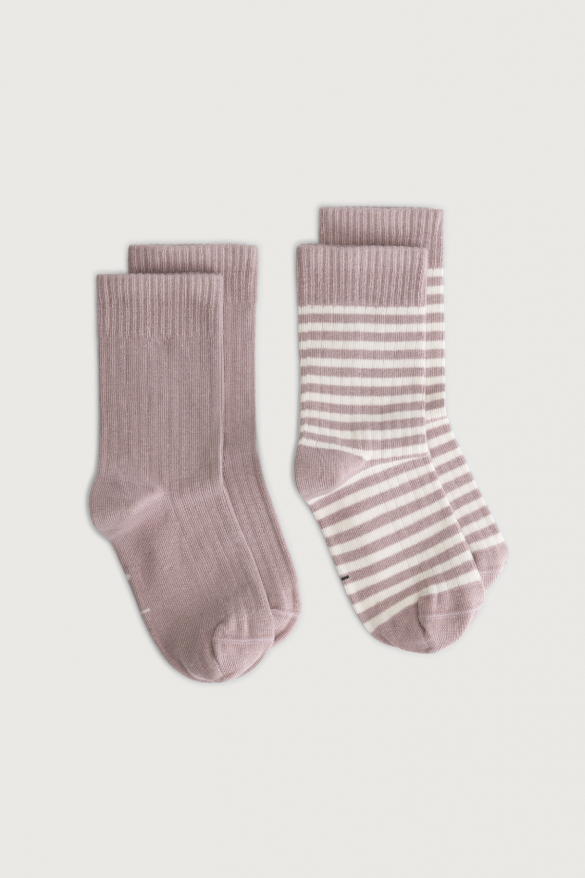 2er-Set Gerippte Socken | verschiedene Farben