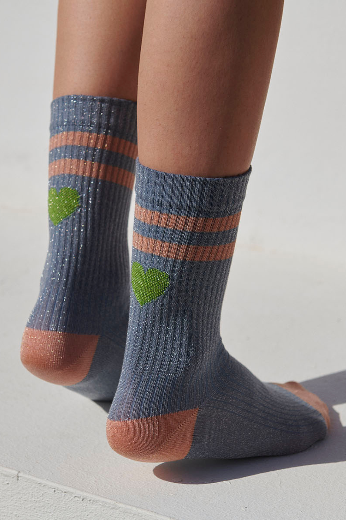 Glitzersocken "Elga" Adult | verschiedene Farben