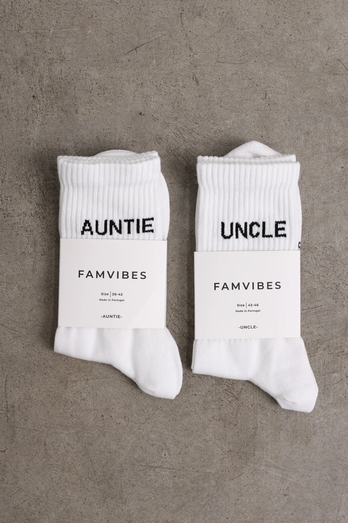 Socken "Auntie" | White