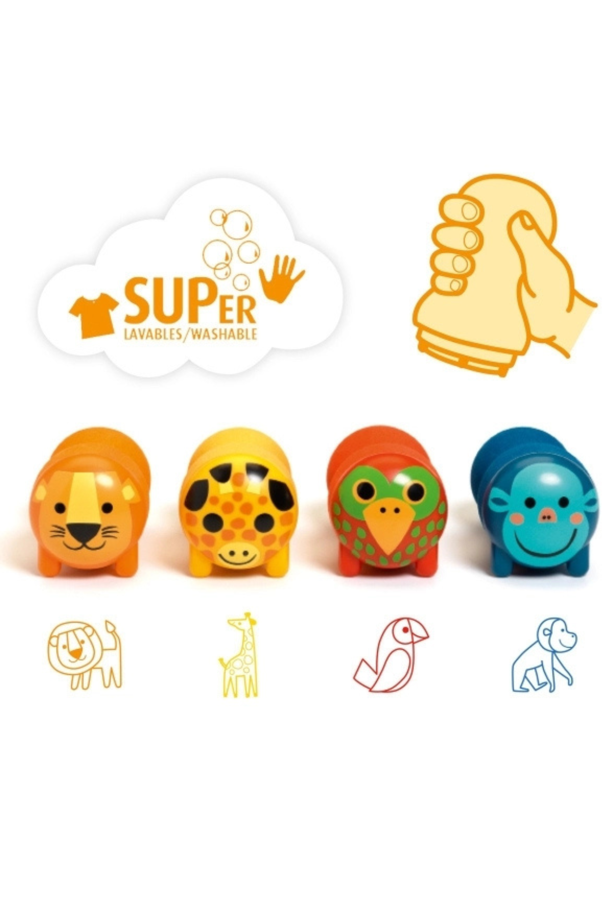 Stempel-Set | Dschungeltiere