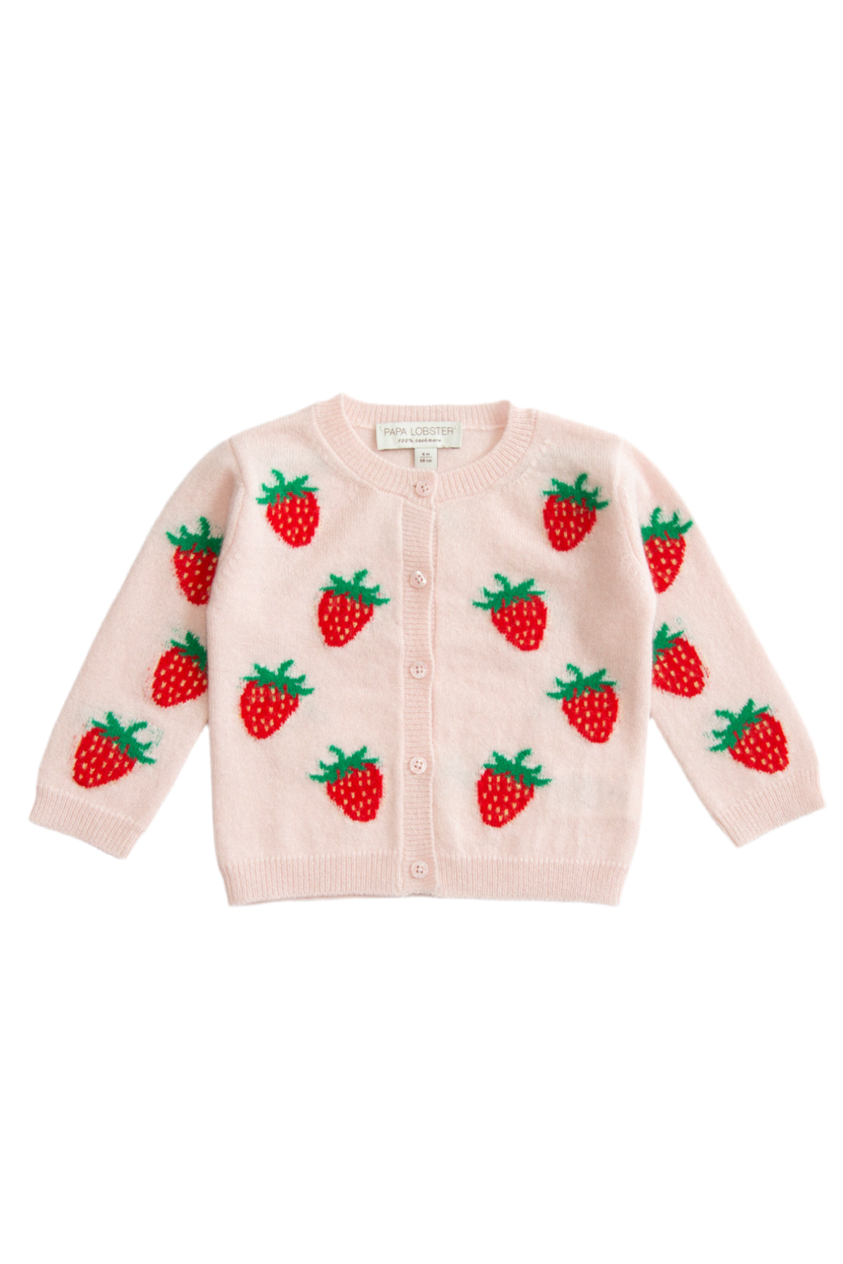 Cardigan "Strawberry" aus Kaschmir | Rosé