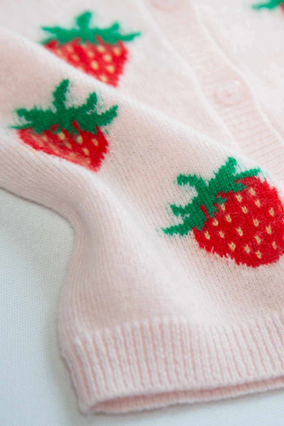 Cardigan "Strawberry" aus Kaschmir | Rosé