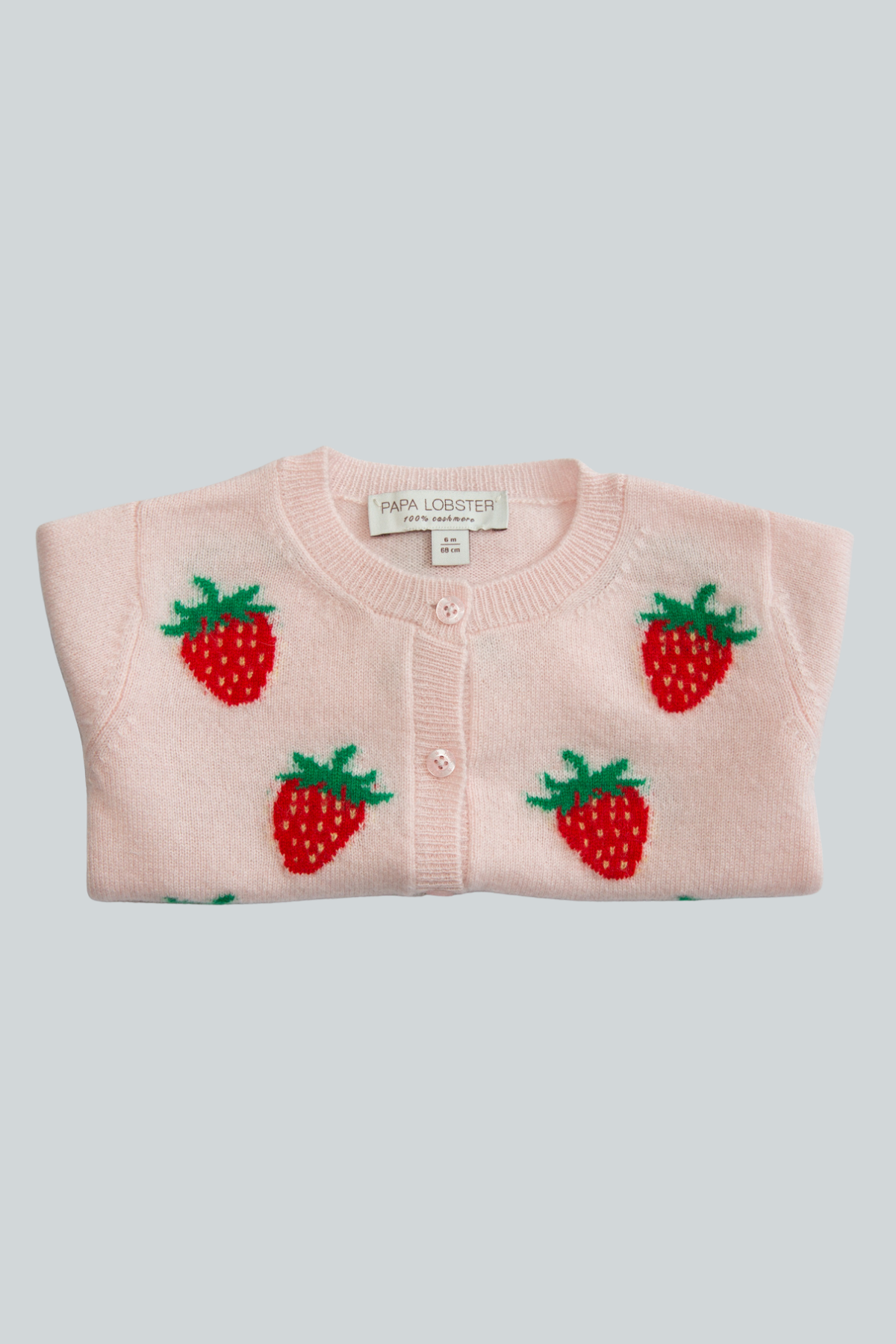 Cardigan "Strawberry" aus Kaschmir | Rosé