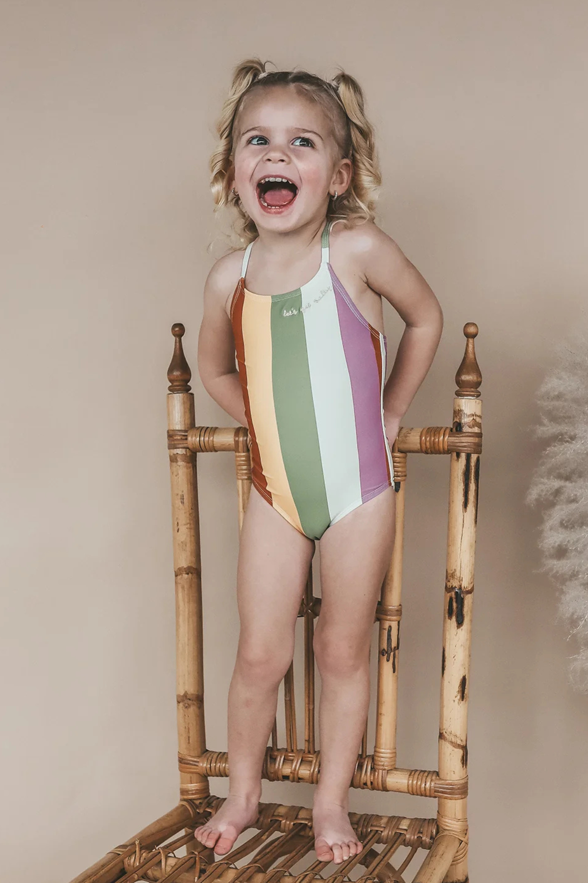 Badeanzug "Multi Stripe" UPF 50+ | Multicolor