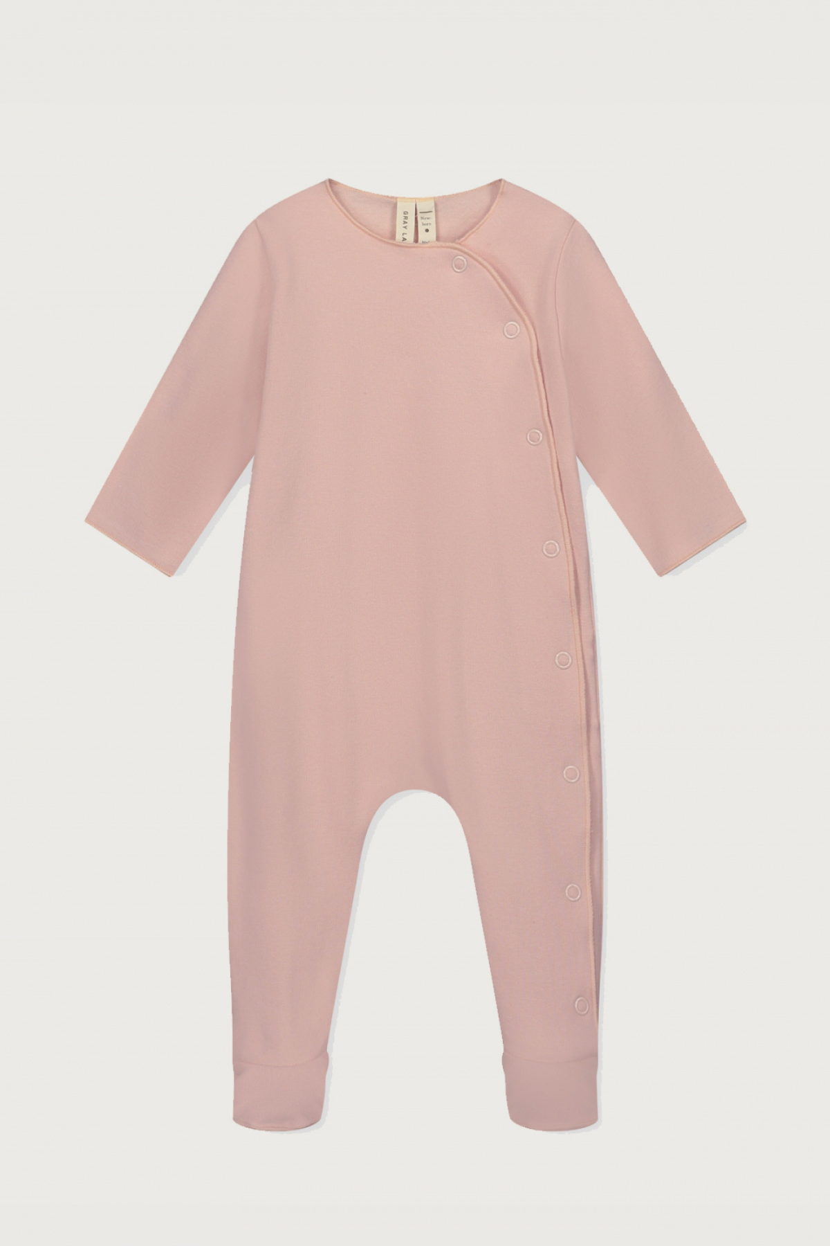 Onesie mit Druckknöpfen | Faded Pink