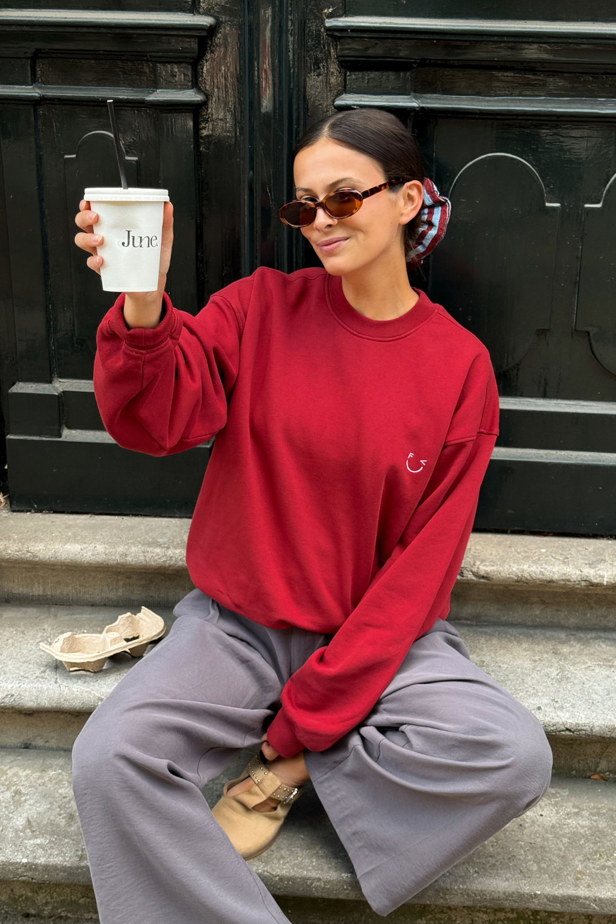 Sweater "Icon" für Erwachsene | Burgundy