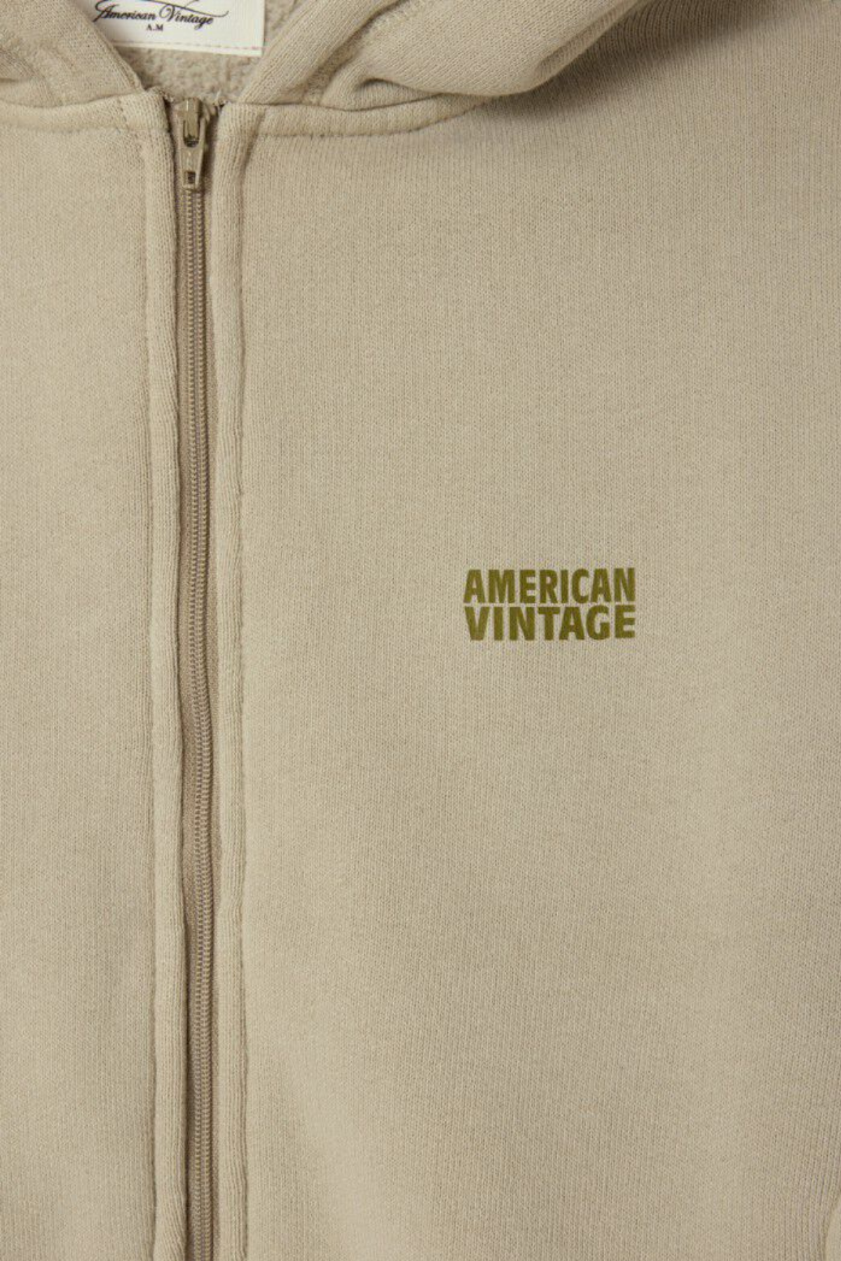 Sweatshirtjacke mit Kapuze | Vintage Seigle