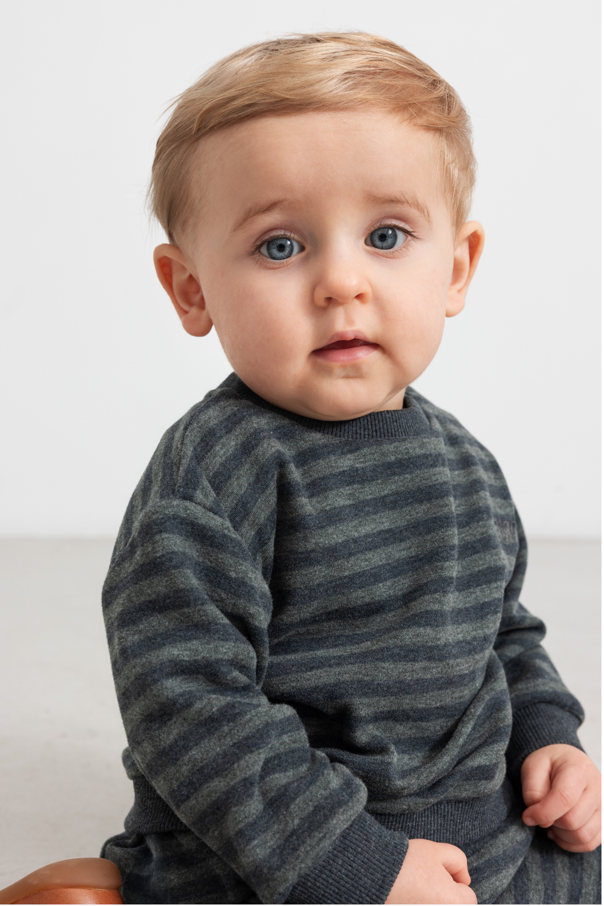 Baby Sweatshirt "Tammas B" | Forest Stripe