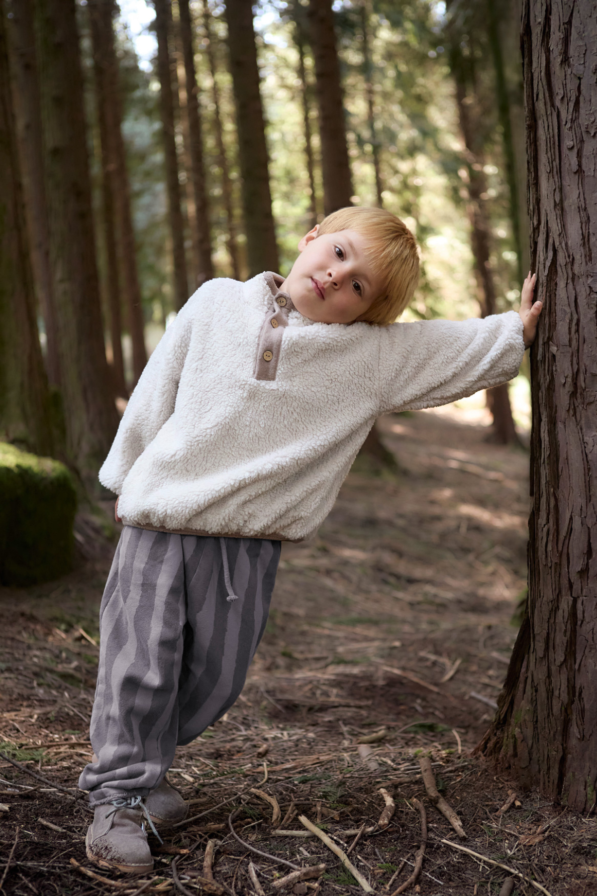 Sweatshirt aus Teddyfleece | Tones