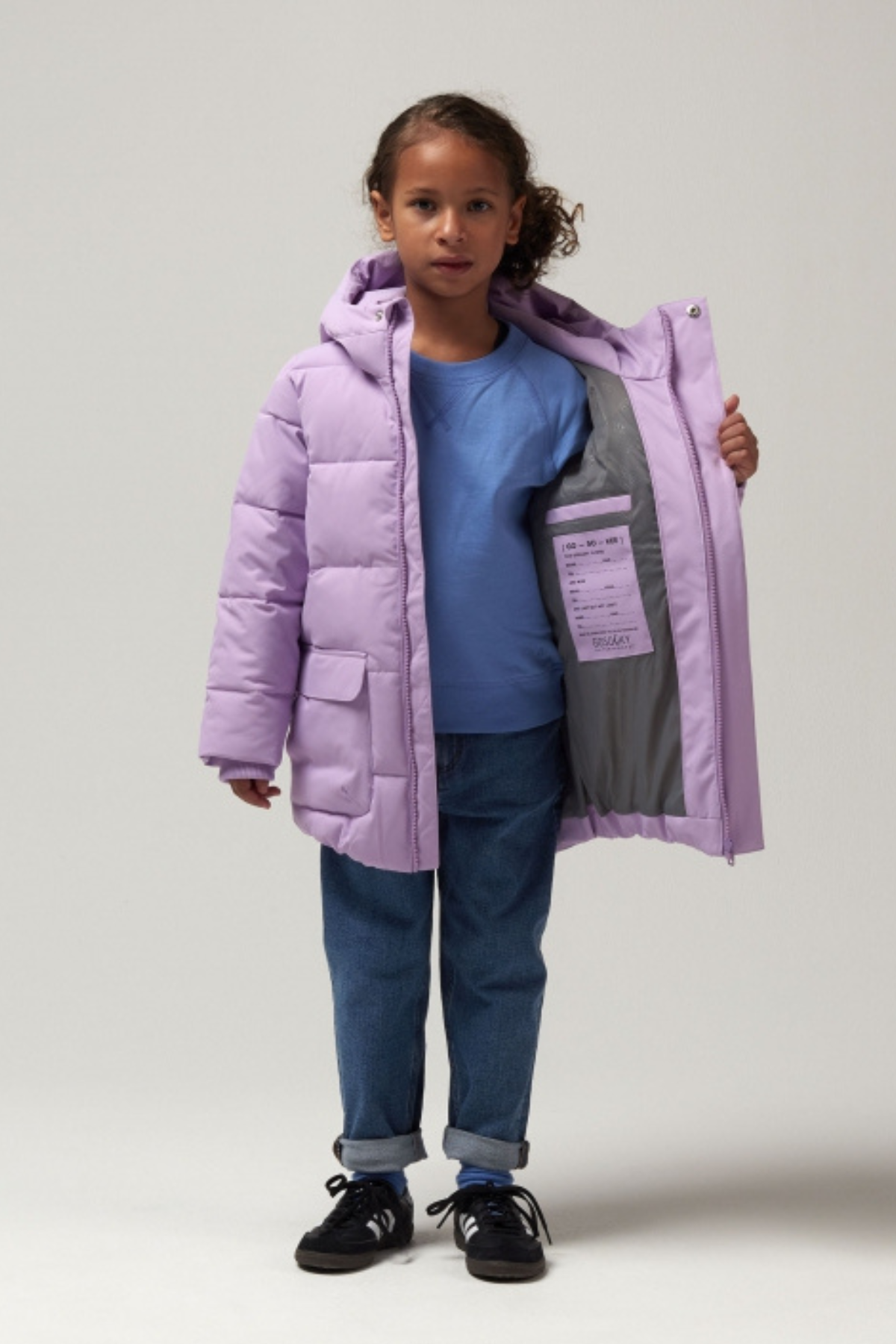 Wasserdichte Steppjacke "Tiger Eye" | crocus petal purple