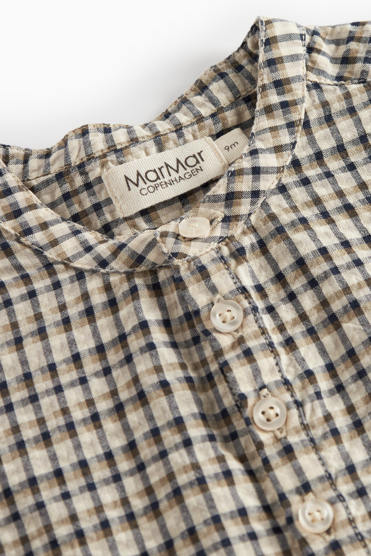 Hemd "Totoro" aus Seersucker | Pilot Navy Check