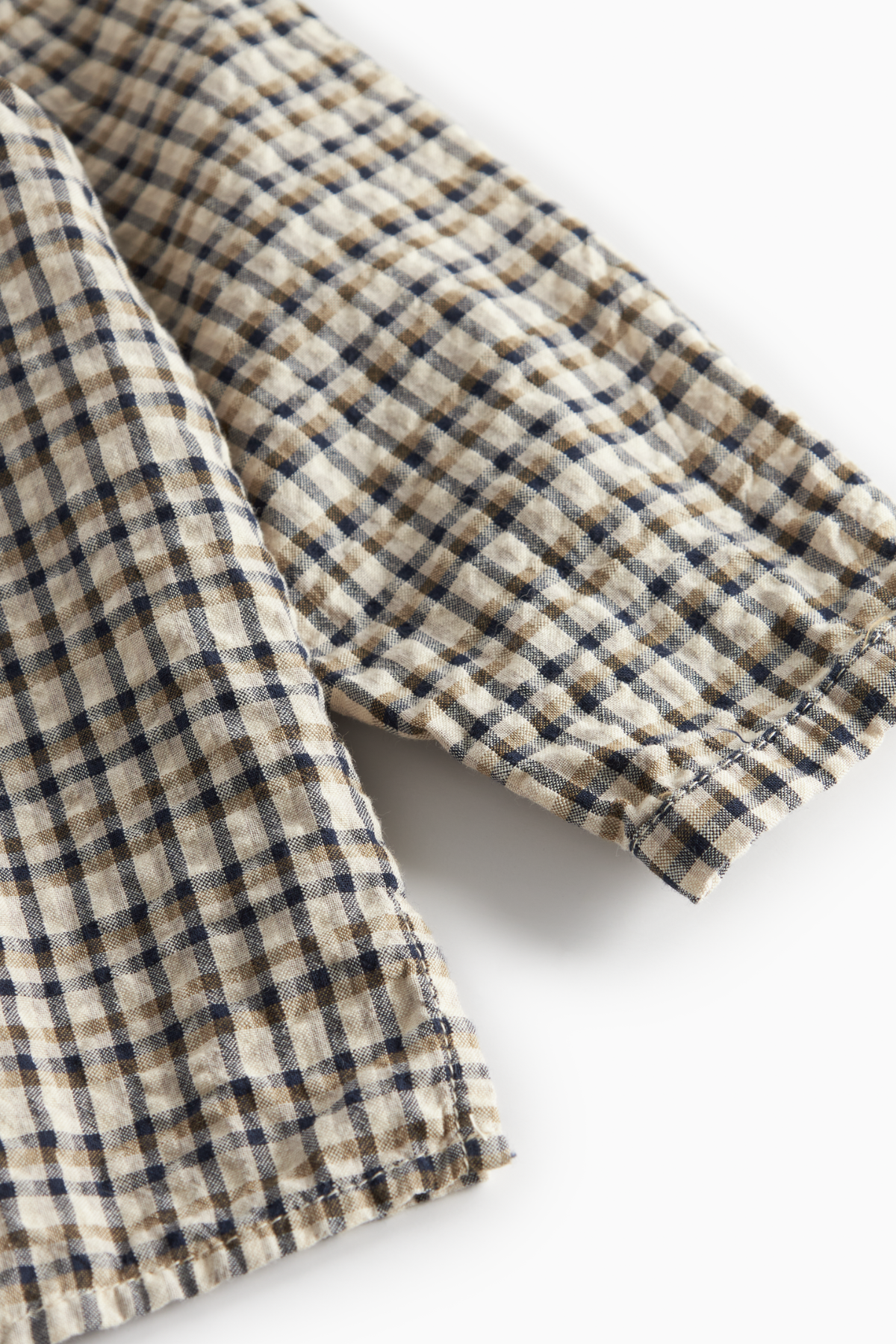 Hemd "Totoro" aus Seersucker | Pilot Navy Check