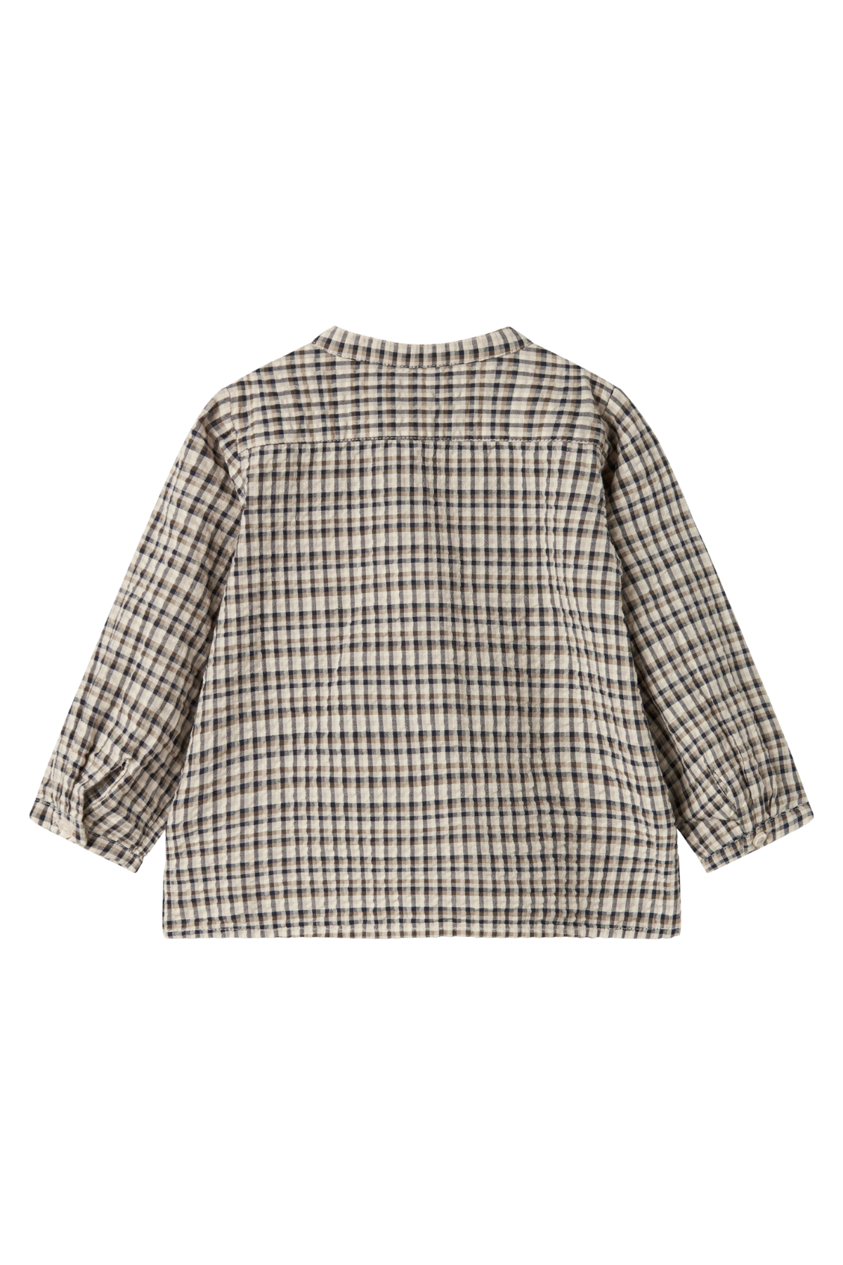 Hemd "Totoro" aus Seersucker | Pilot Navy Check